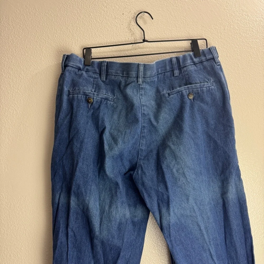 Haggar Denim Vintage Slack Pants Size 38x29 - Picture 4 of 9
